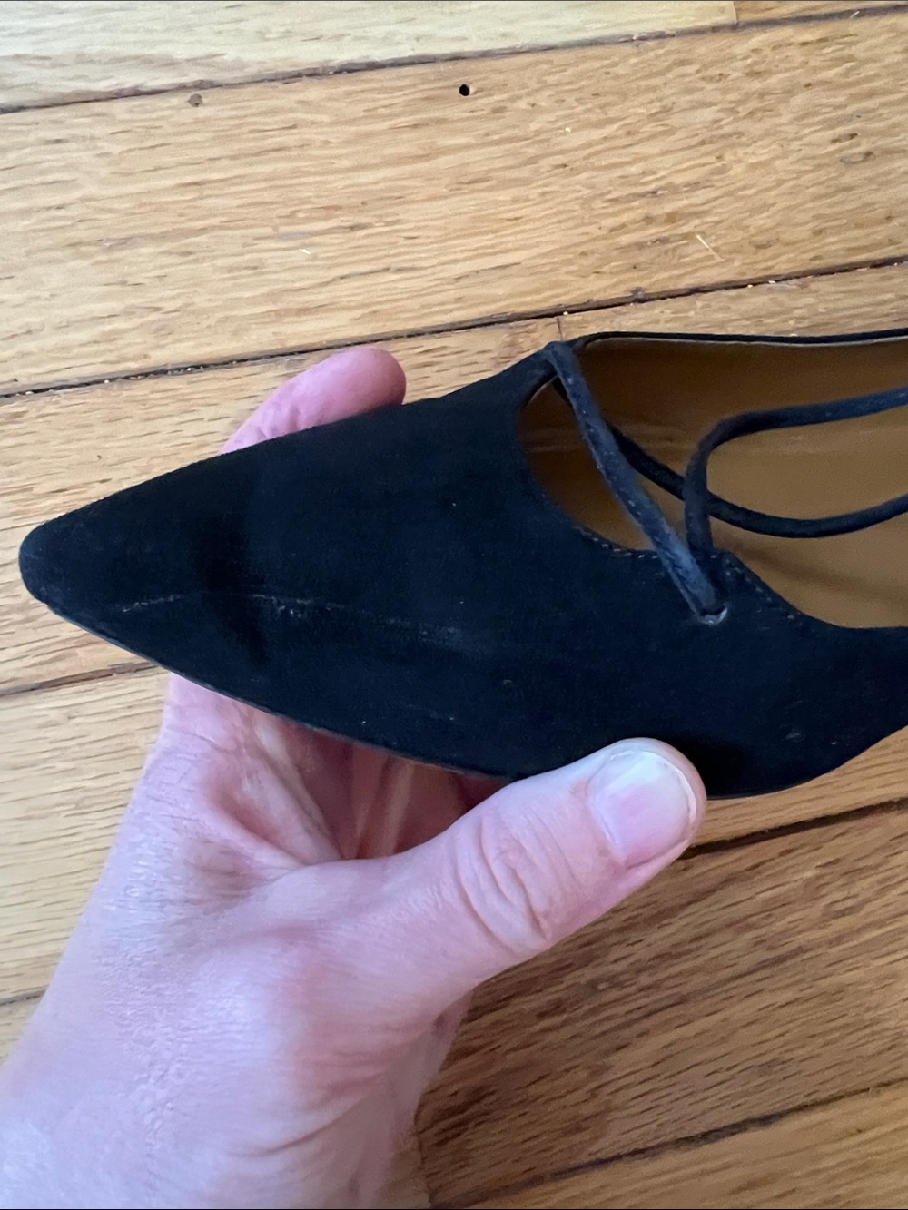 Aquazzura Suede Belgravia Flats, Size 38 - Picture 9 of 15